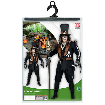 Kostium na Halloween męski Voodoo 3-częściowy