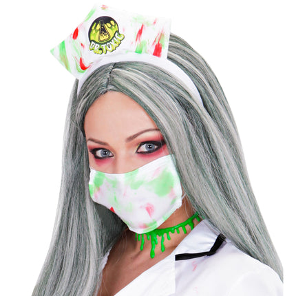 Naszyjnik na Halloween Zielony szlam