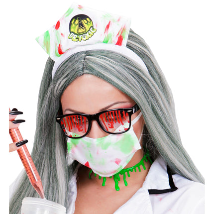 Naszyjnik na Halloween Zielony szlam