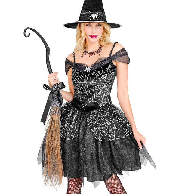 Składana miotła czarownicy na Halloween 95 cm