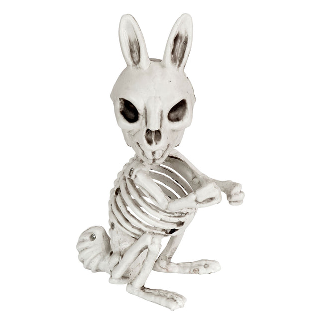 Halloweenowy Królik Szkielet 16 cm