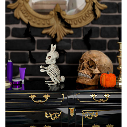 Halloweenowy Królik Szkielet 16 cm