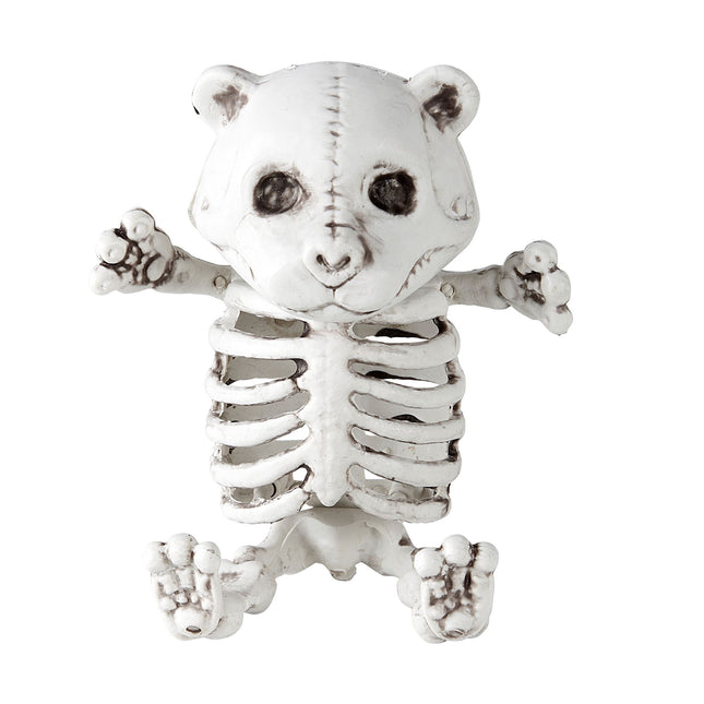 Halloweenowy szkielet niedźwiedzia 15 cm
