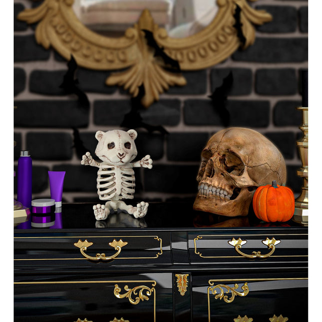 Halloweenowy szkielet niedźwiedzia 15 cm