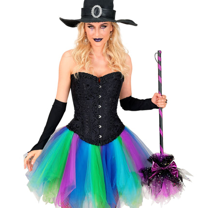 Halloweenowa miotła czarownicy 85 cm