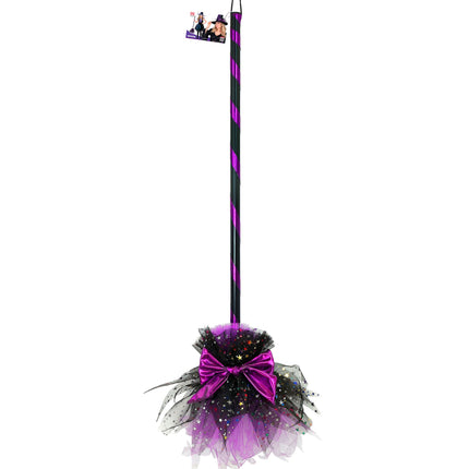 Halloweenowa miotła czarownicy 85 cm