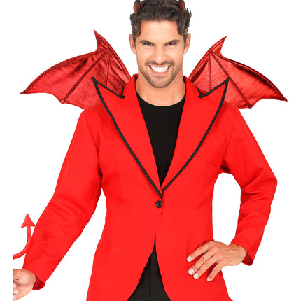 Skrzydła diabła na Halloween, 84 cm