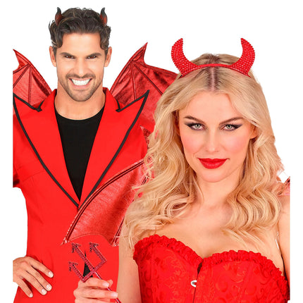 Skrzydła diabła na Halloween, 84 cm