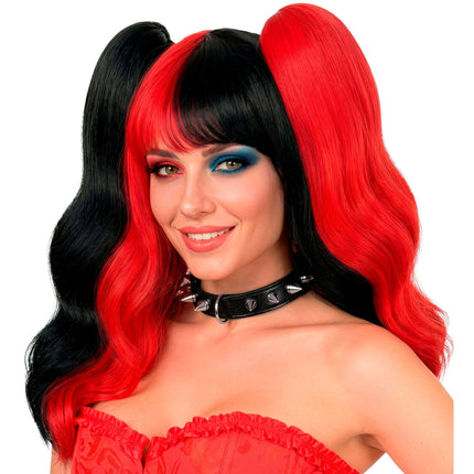 Halloweenowy choker – czarny z kolcami