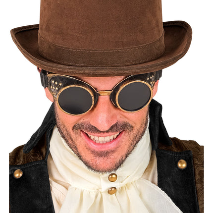 Okulary na Halloween w stylu steampunkowym