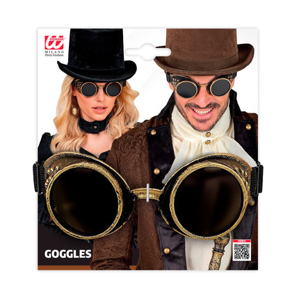 Okulary na Halloween w stylu steampunkowym