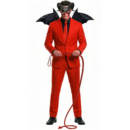 Halloweenowy bicz „Diabeł” 1,8 m