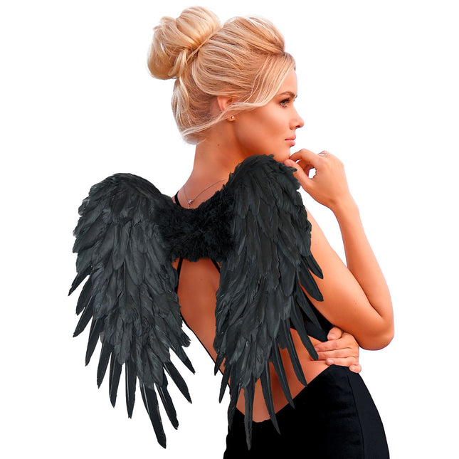 Pióra Black Wings 50 cm