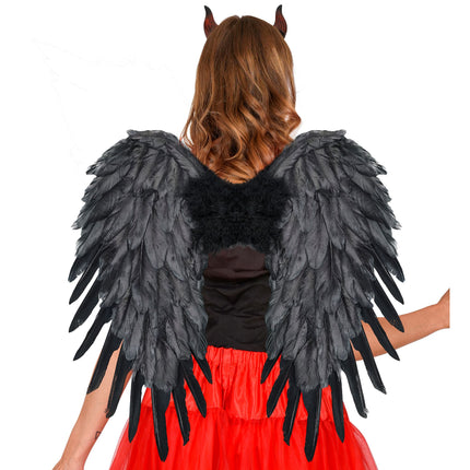 Pióra Black Wings 50 cm