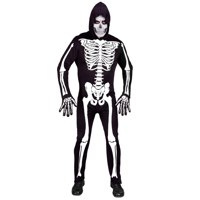 Kostium na Halloween dla mężczyzn Szkielet 2-częściowy