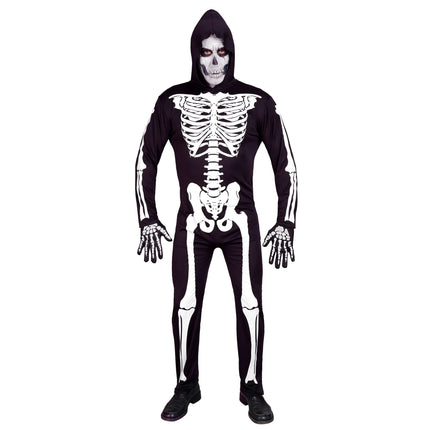 Kostium na Halloween dla mężczyzn Szkielet 2-częściowy