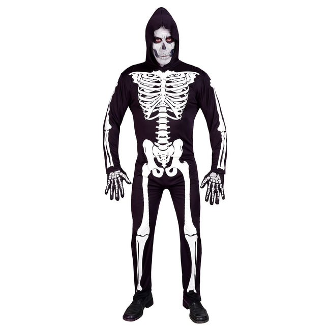 Kostium na Halloween dla mężczyzn Szkielet 2-częściowy