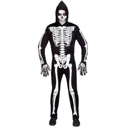 Kostium na Halloween dla mężczyzn Szkielet 2-częściowy