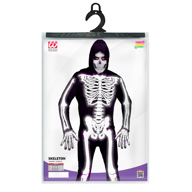 Kostium na Halloween dla mężczyzn Szkielet 2-częściowy