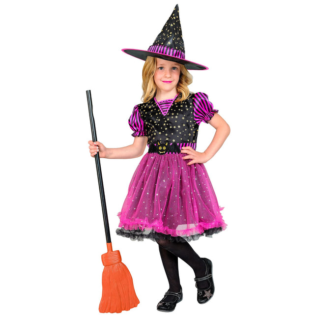 Kostium na Halloween dla dziecka Czarownica 2-częściowy