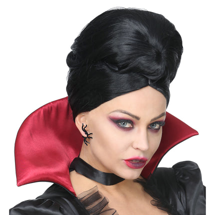 Kolczyki na Halloween Czarne pająki