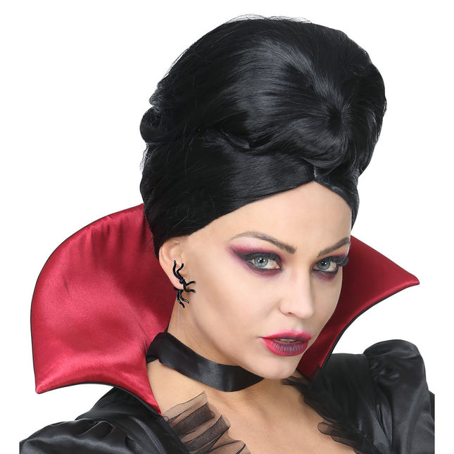 Kolczyki na Halloween Czarne pająki