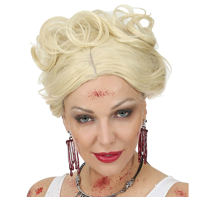 Kolczyki na Halloween Czerwona krew