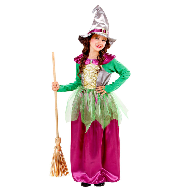 Kostium na Halloween Fioletowy Zielony Dziecko