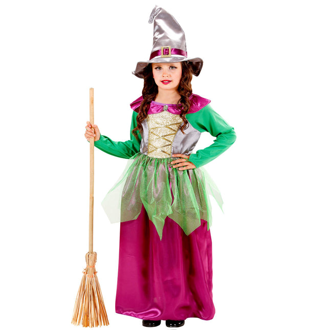 Kostium na Halloween Fioletowy Zielony Dziecko