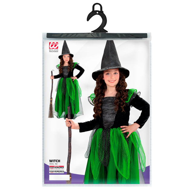 Kostium na Halloween dla dziecka zielony