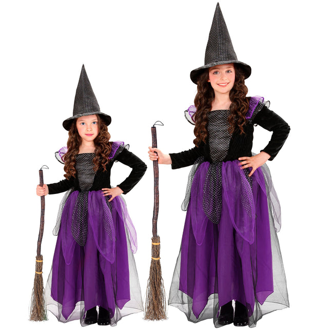 Fioletowy kostium na Halloween dla dziecka