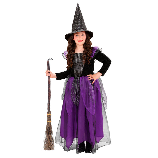 Fioletowy kostium na Halloween dla dziecka