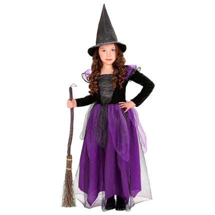 Fioletowy kostium na Halloween dla dziecka