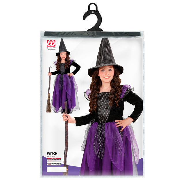 Fioletowy kostium na Halloween dla dziecka
