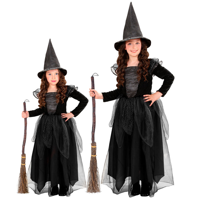 Czarny kostium na Halloween dla dziecka