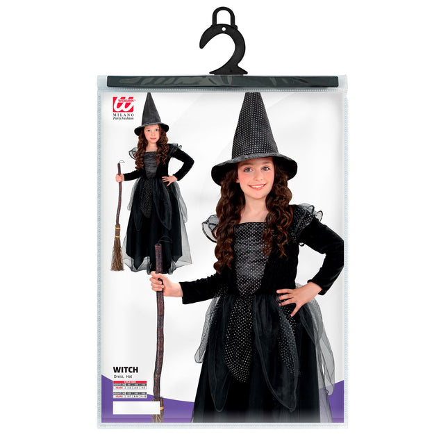 Czarny kostium na Halloween dla dziecka