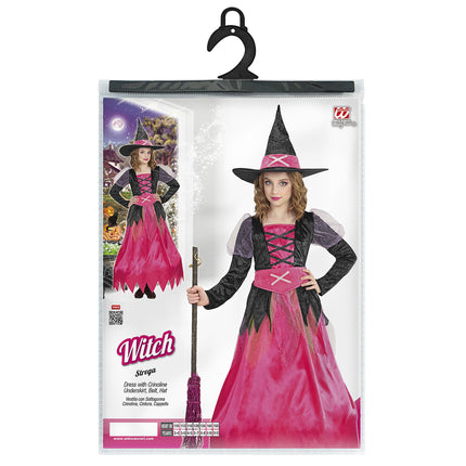 Kostium na Halloween Czarno-różowa dziewczyna