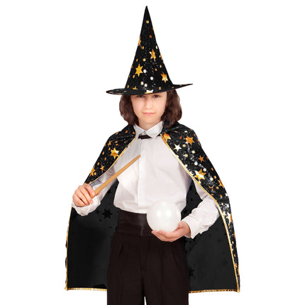 Pelerynka na Halloween dla dziecka z rózgami