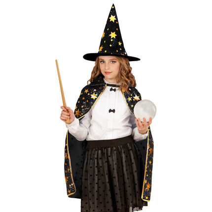 Pelerynka na Halloween dla dziecka z rózgami
