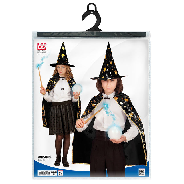 Pelerynka na Halloween dla dziecka z rózgami