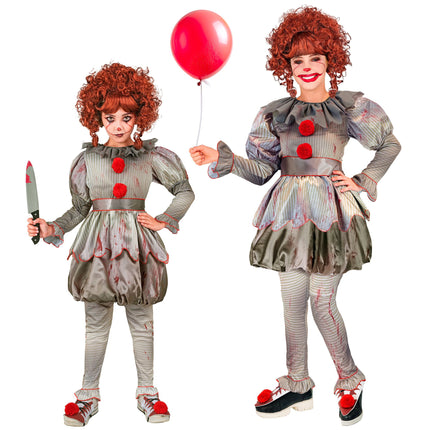 Kostium na Halloween Dziewczyna Pop Clown