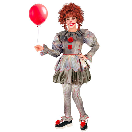 Kostium na Halloween Dziewczyna Pop Clown
