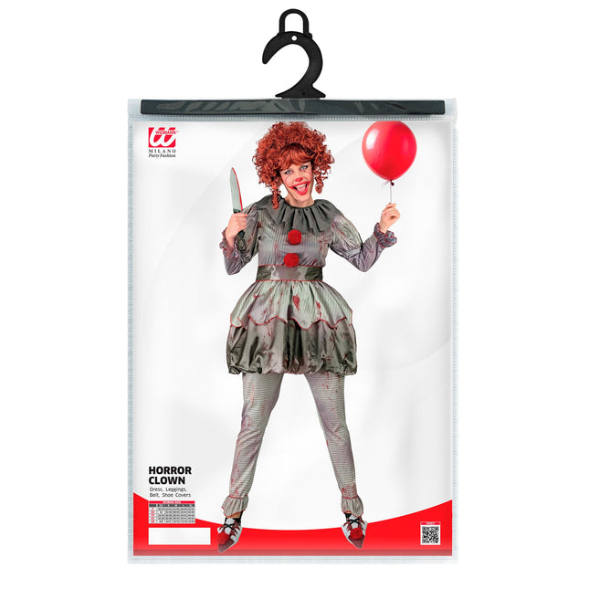 Kostium na Halloween Damska lalka klaun