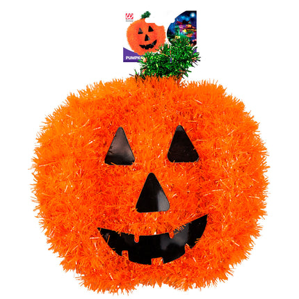 Dekoracja ścienna na Halloween Dynia 28 cm