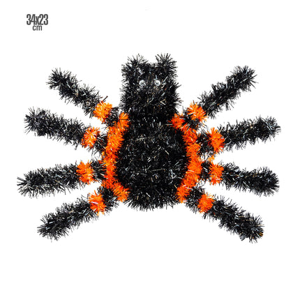 Dekoracja ścienna na Halloween Pająk 34 cm