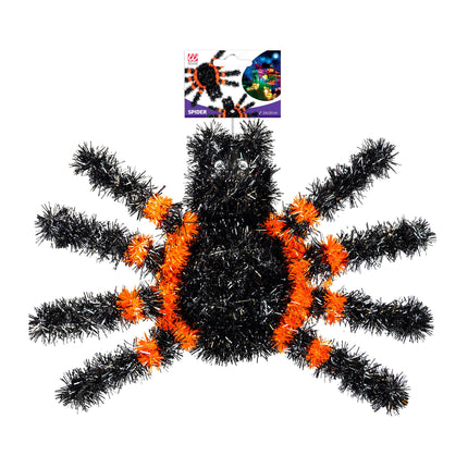 Dekoracja ścienna na Halloween Pająk 34 cm