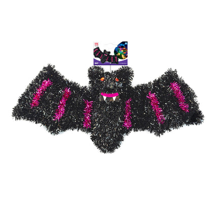 Halloweenowa dekoracja ścienna Nietoperz 46 cm