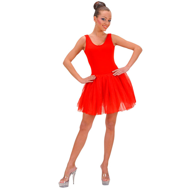 Czerwone spodenki Tutu