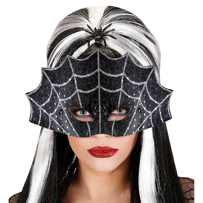 Maska na Halloween Spider Web