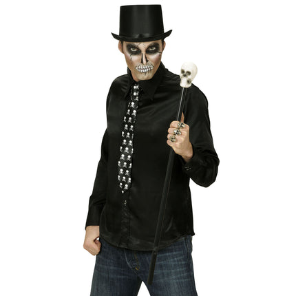Halloweenowa czaszka personelu
